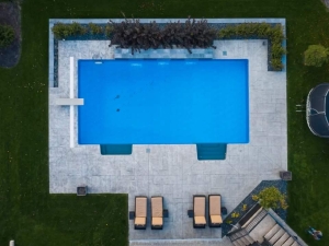 Riverside Pools Drone Shot